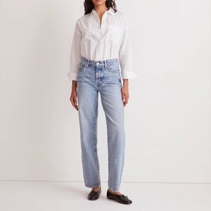 Madewell Petite Low-Slung Straight Jeans